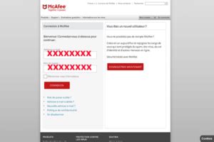 mcafee mon compte client